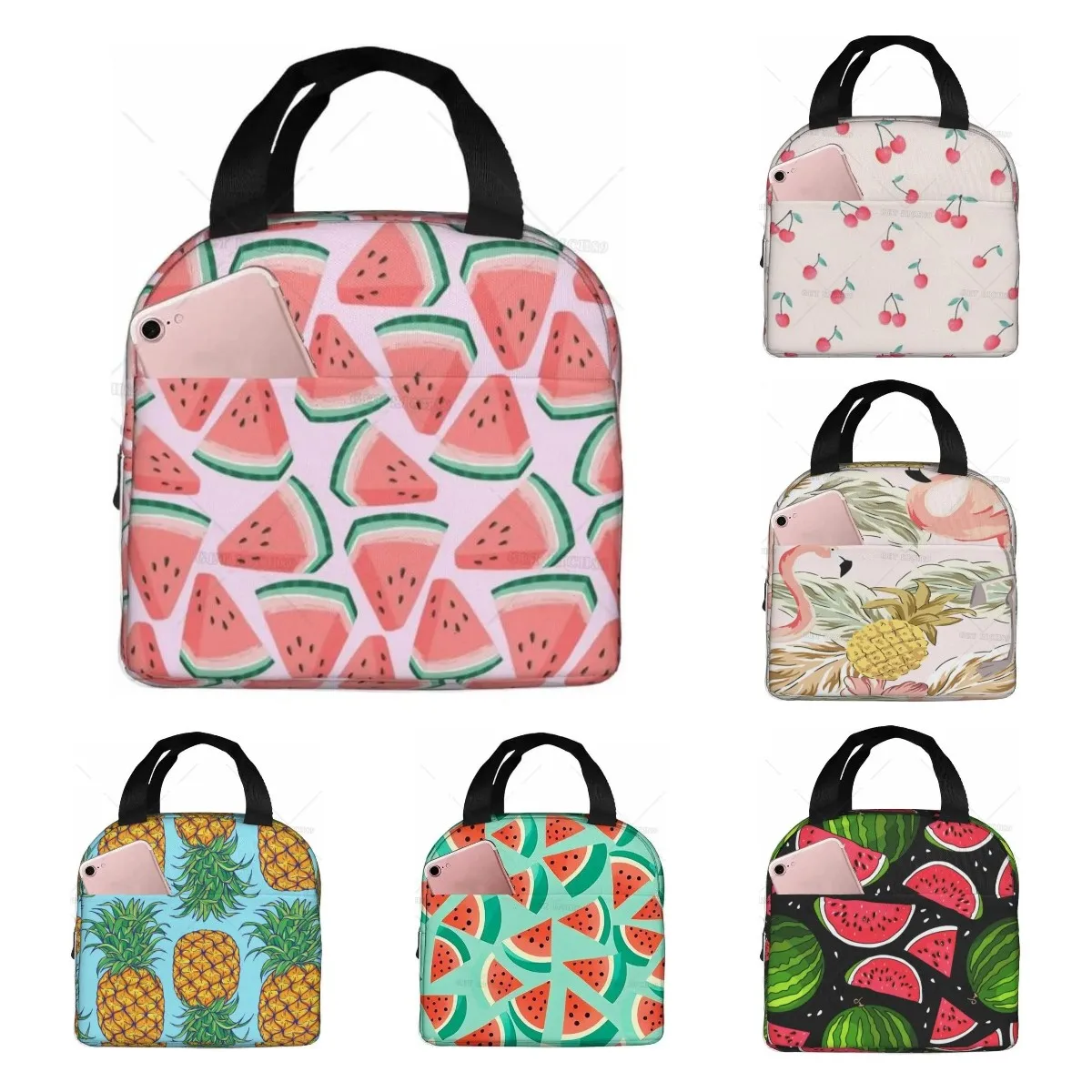 Cartoon Watermelon Cherry and  - огляд і ціна Tote Bag Sublimation