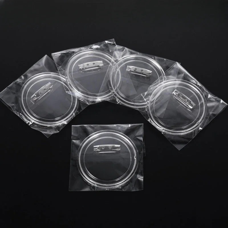 30pcs acrylic blank badge pin  - огляд і ціна Button Badge Blank