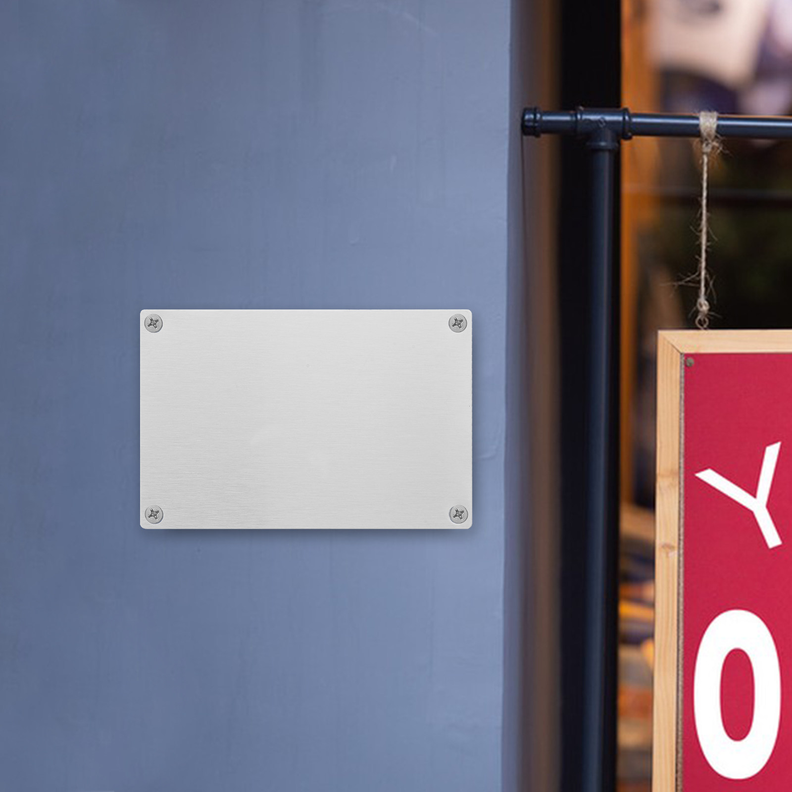 5Pcs Blank Stainless Steel Sig - огляд і ціна Yard Sign Blank
