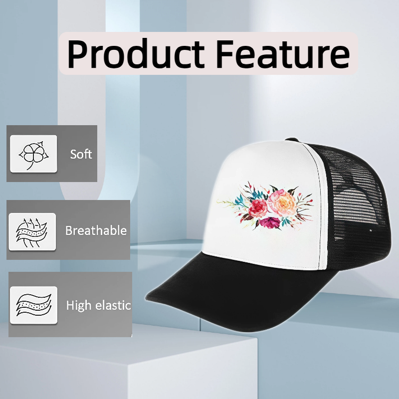 5pcs diy paint  Sublimation Tr - огляд і ціна Hat Sublimation Blank