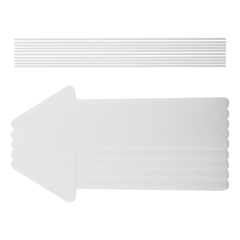 5 Pack White Blank Wedding Dir - огляд і ціна Yard Sign Blank