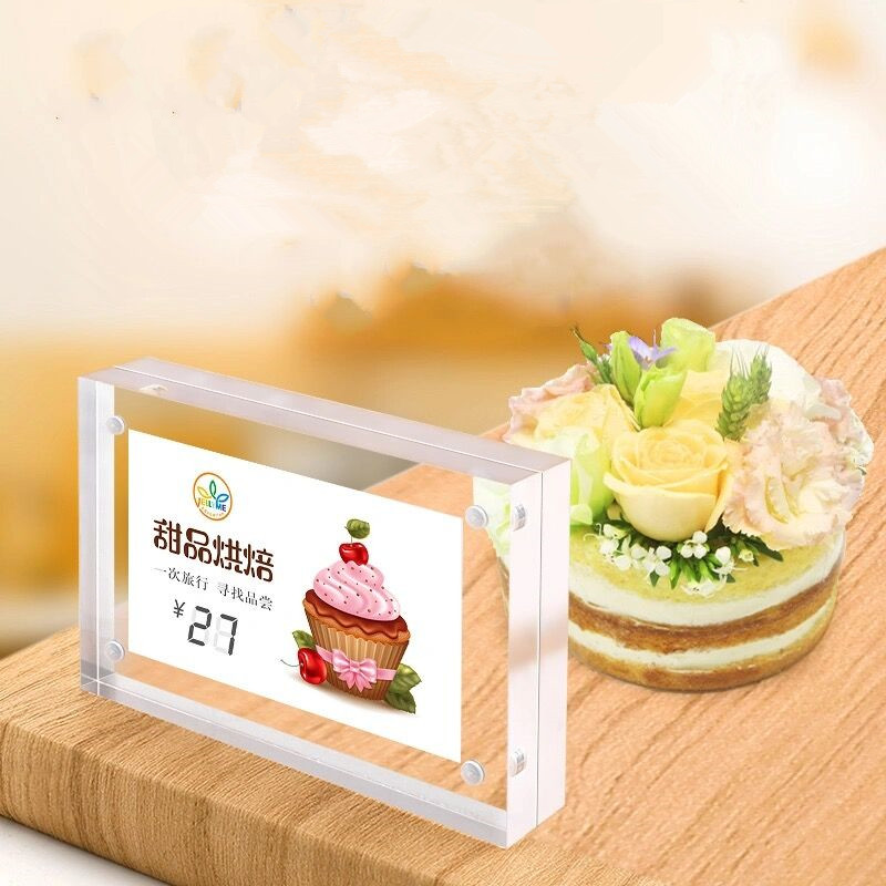 5 PCS 90x55mm Magnetic Acrylic - огляд і ціна Photo Acrylic Block