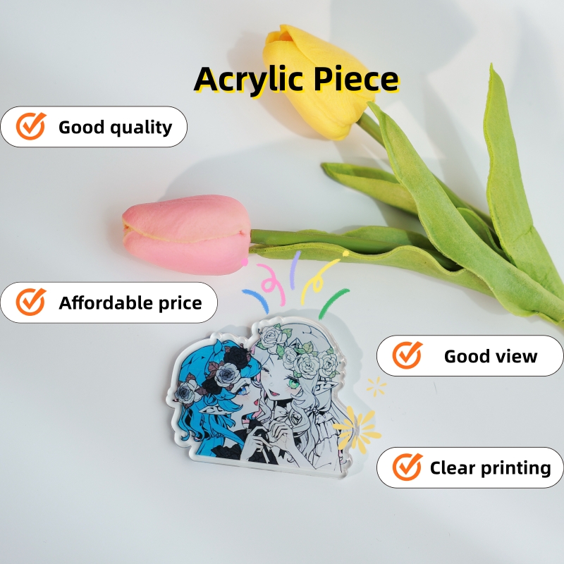1pc Custom Double-Layer Acryli - огляд і ціна Photo Acrylic Block