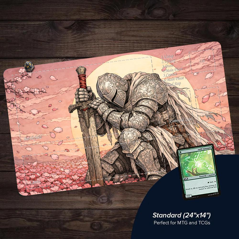 Glamorous Knight and Cherry Bl - огляд і ціна Door Mat Blank