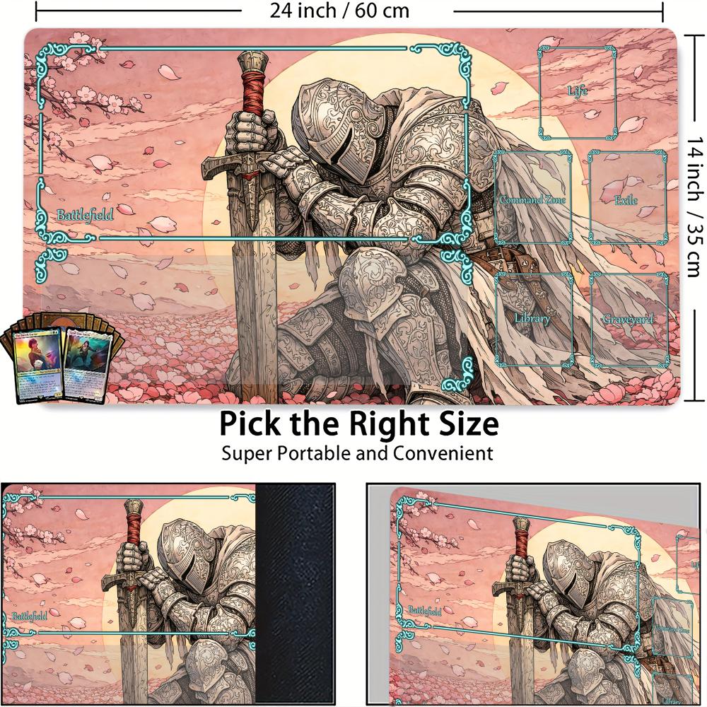 Glamorous Knight and Cherry Bl - огляд і ціна Door Mat Blank