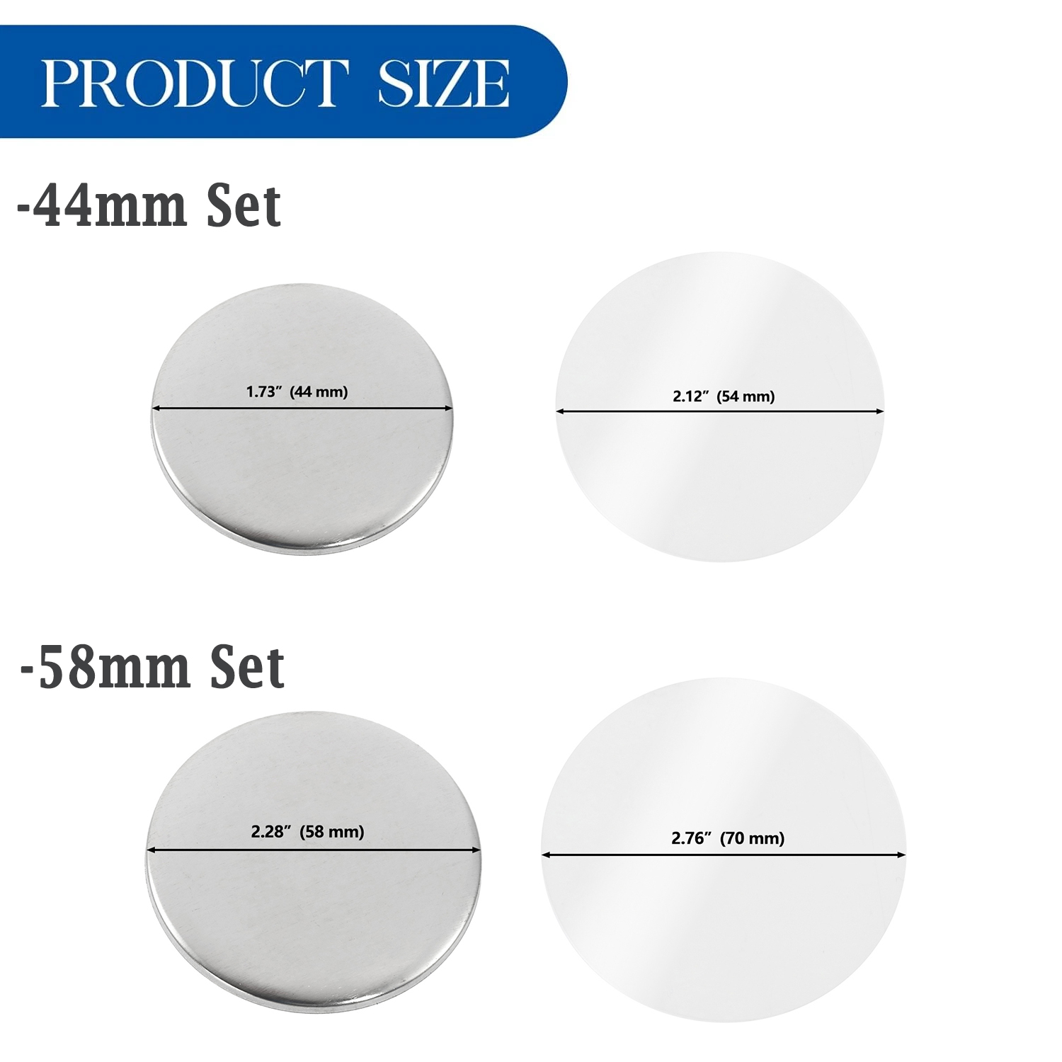 100pcs Badge Materials Bottle  - огляд і ціна Button Badge Blank